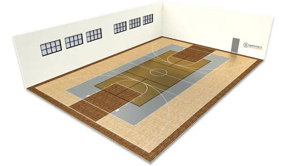 multi court medium size indoor